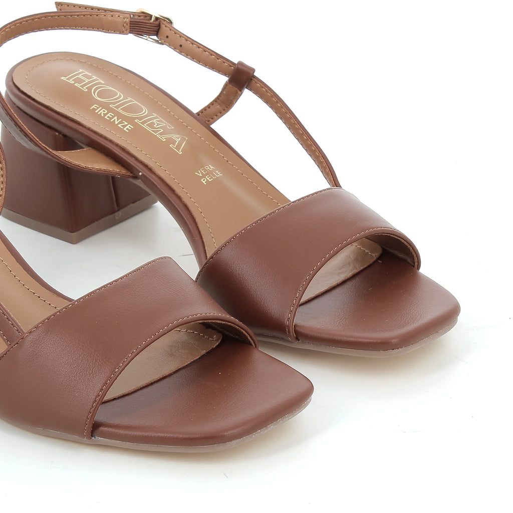Hodea Silvia Sandals Dark Brown