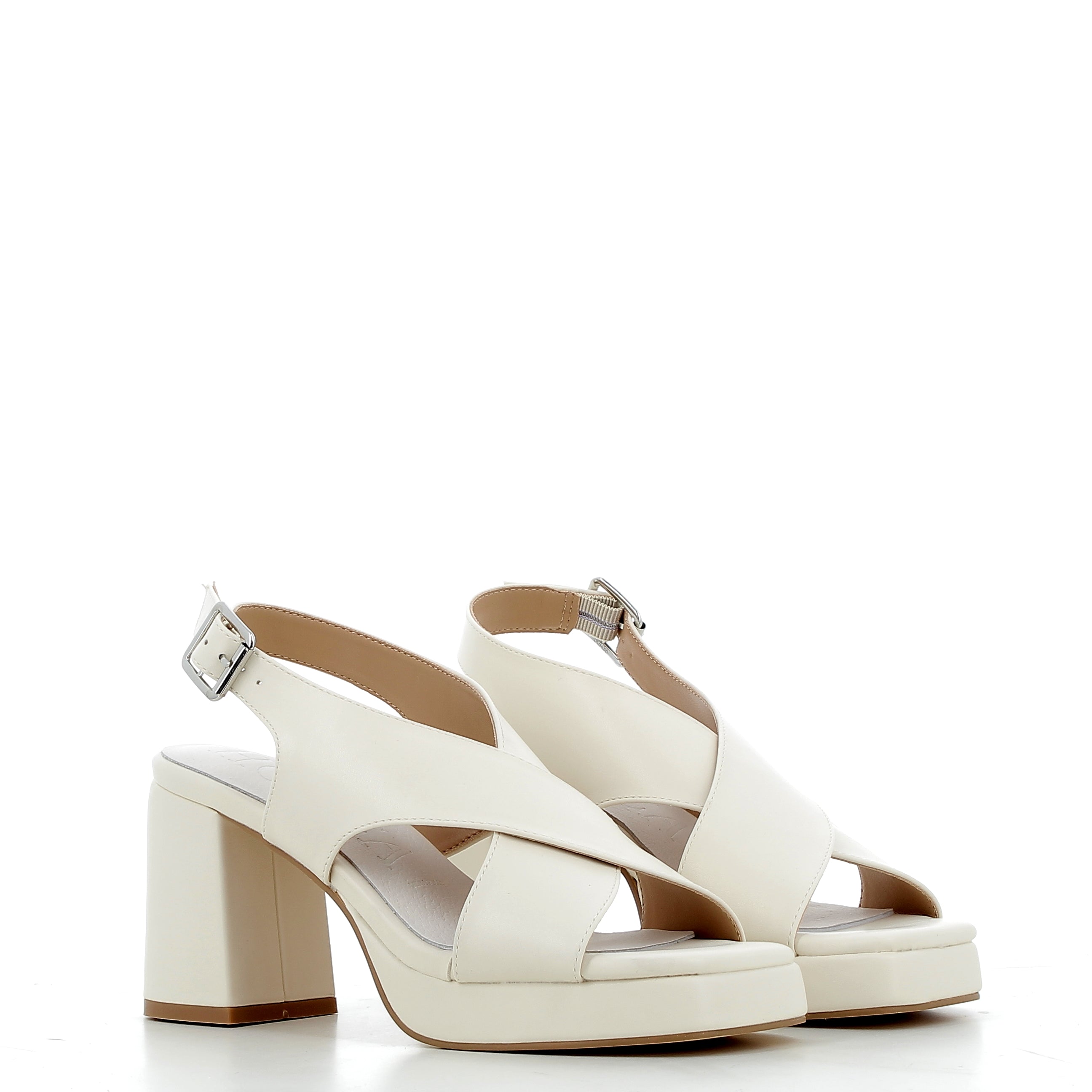 Hodea Ludovica Cream Sandals