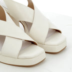 Hodea Ludovica Cream Sandals