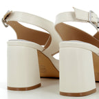 Hodea Ludovica Cream Sandals