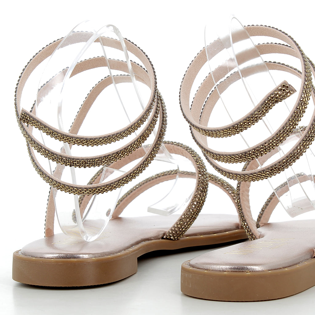 Hodea Fanny Copper Sandals