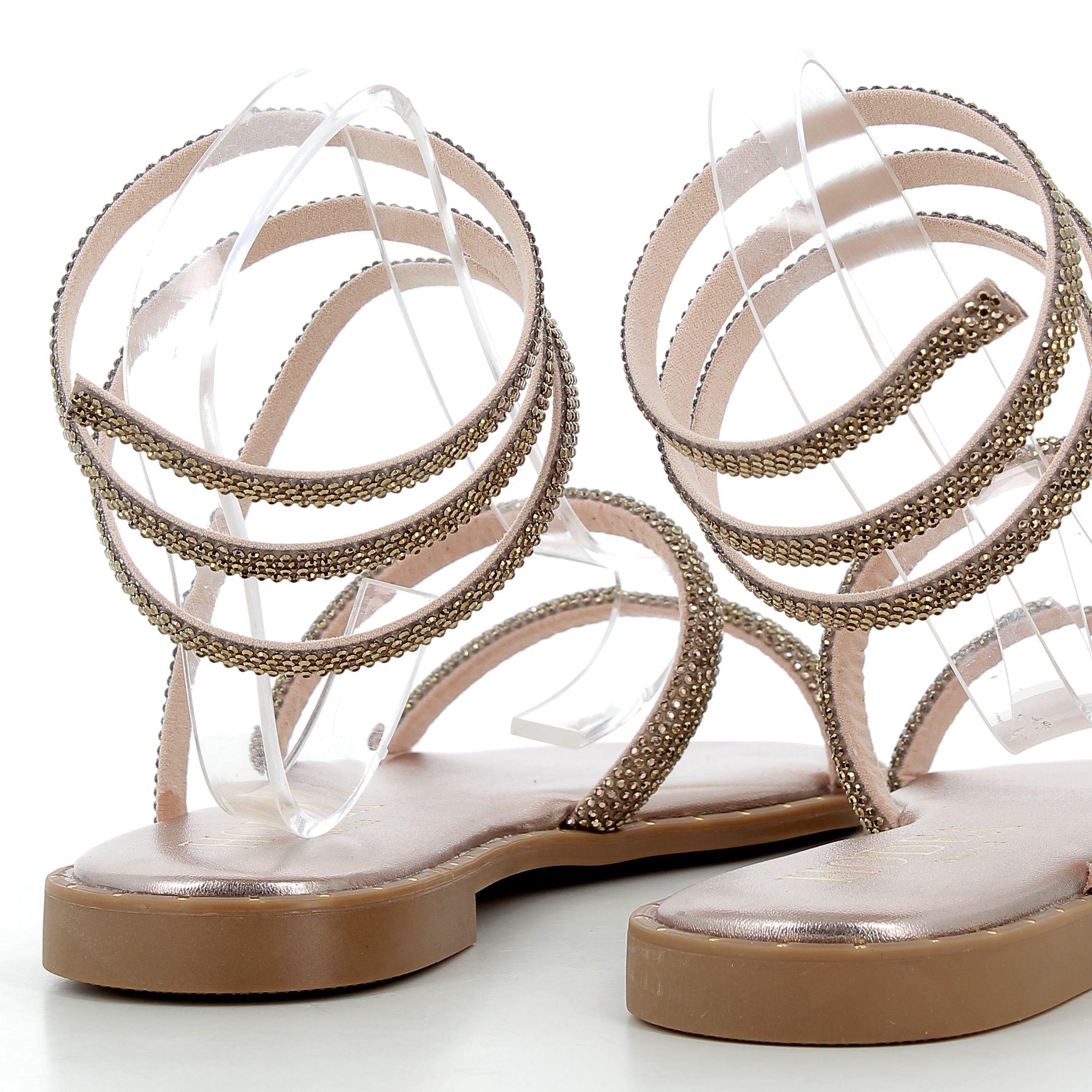 Hodea Fanny Copper Sandals
