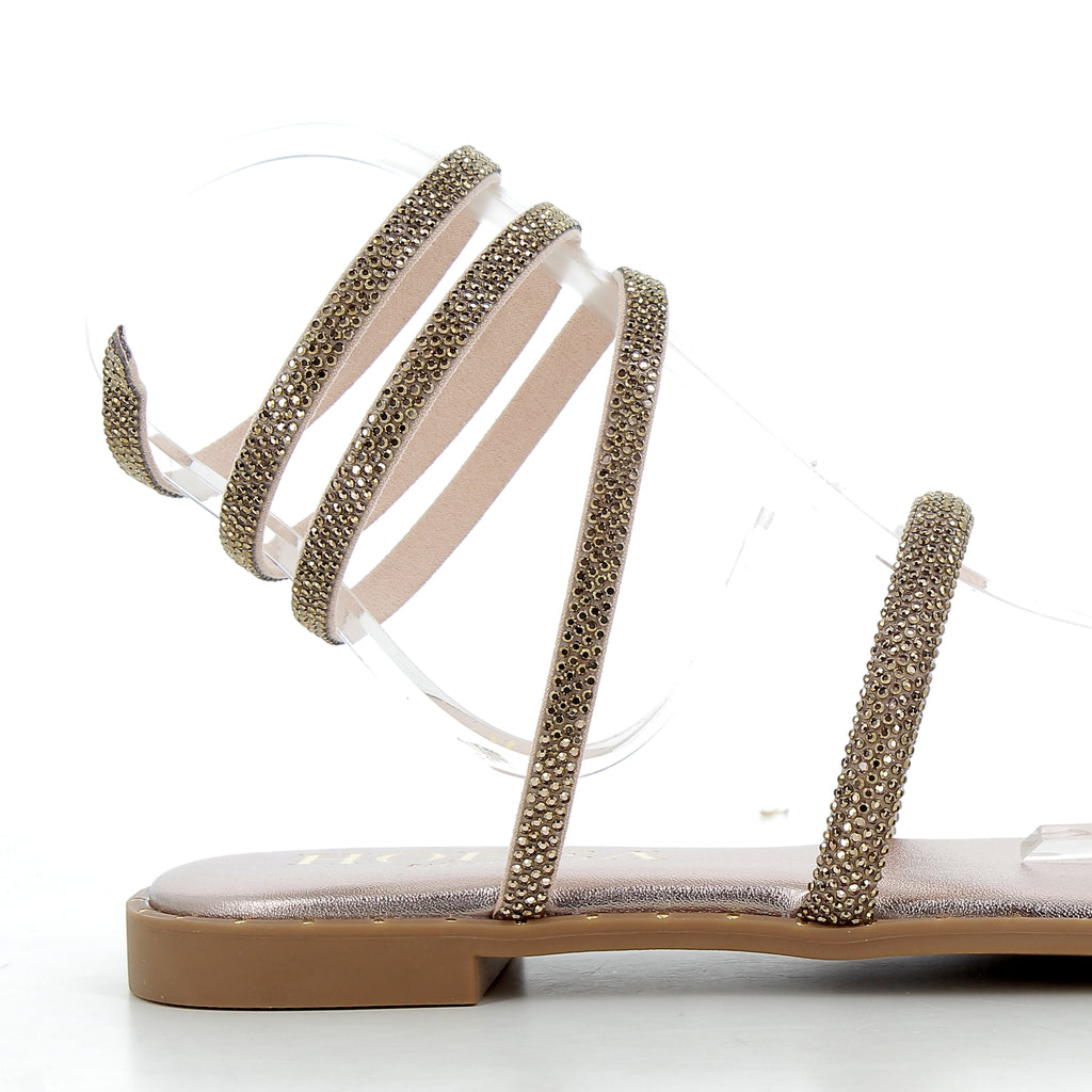 Hodea Fanny Copper Sandals
