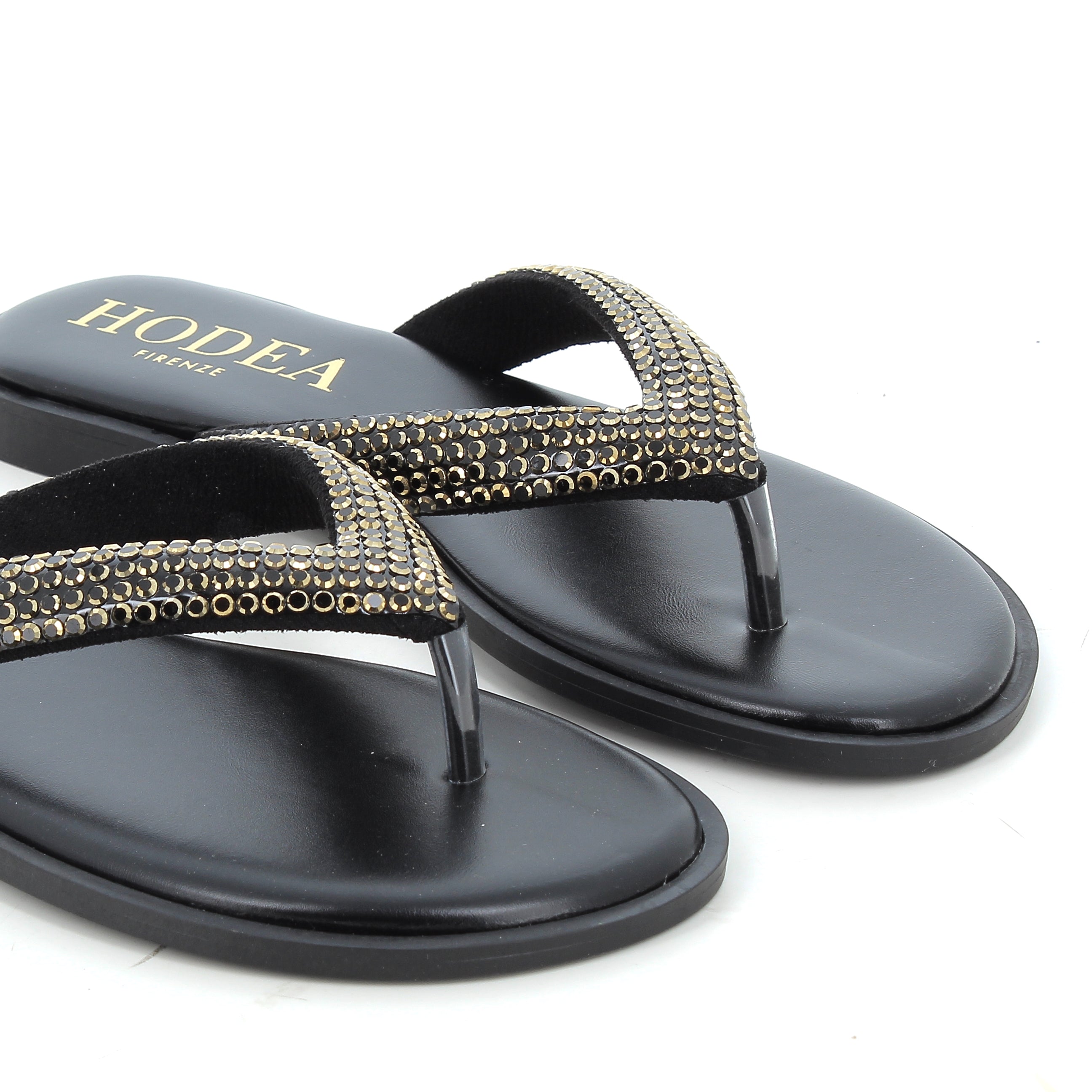 Hodea Lucilla Black Slippers