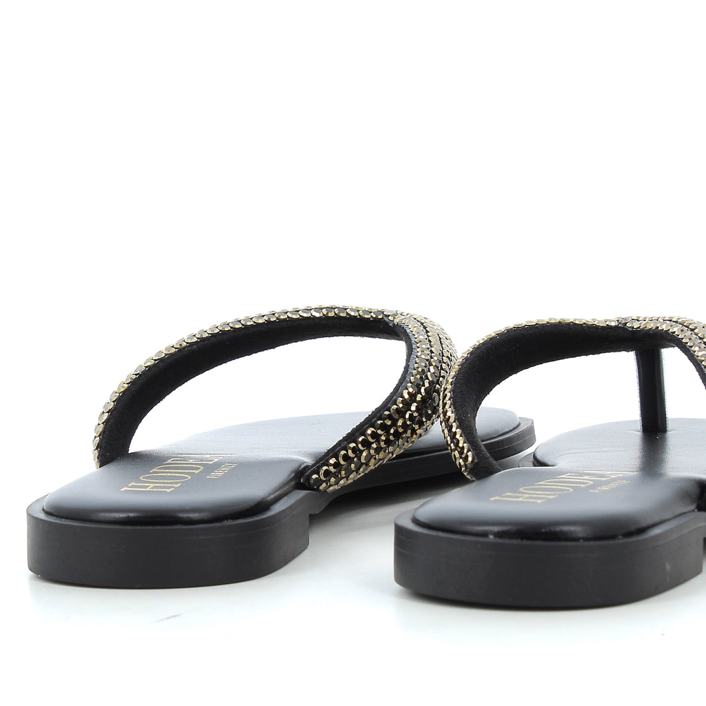 Hodea Lucilla Black Slippers