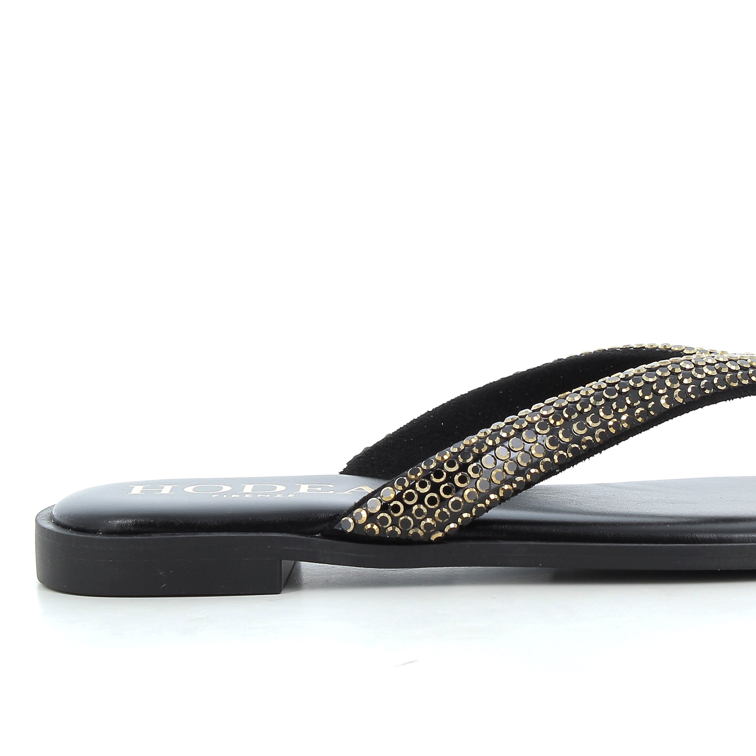 Hodea Lucilla Black Slippers
