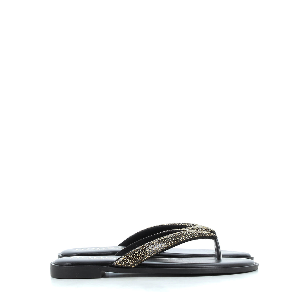 Hodea Lucilla Black Slippers