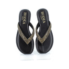 Hodea Lucilla Black Slippers