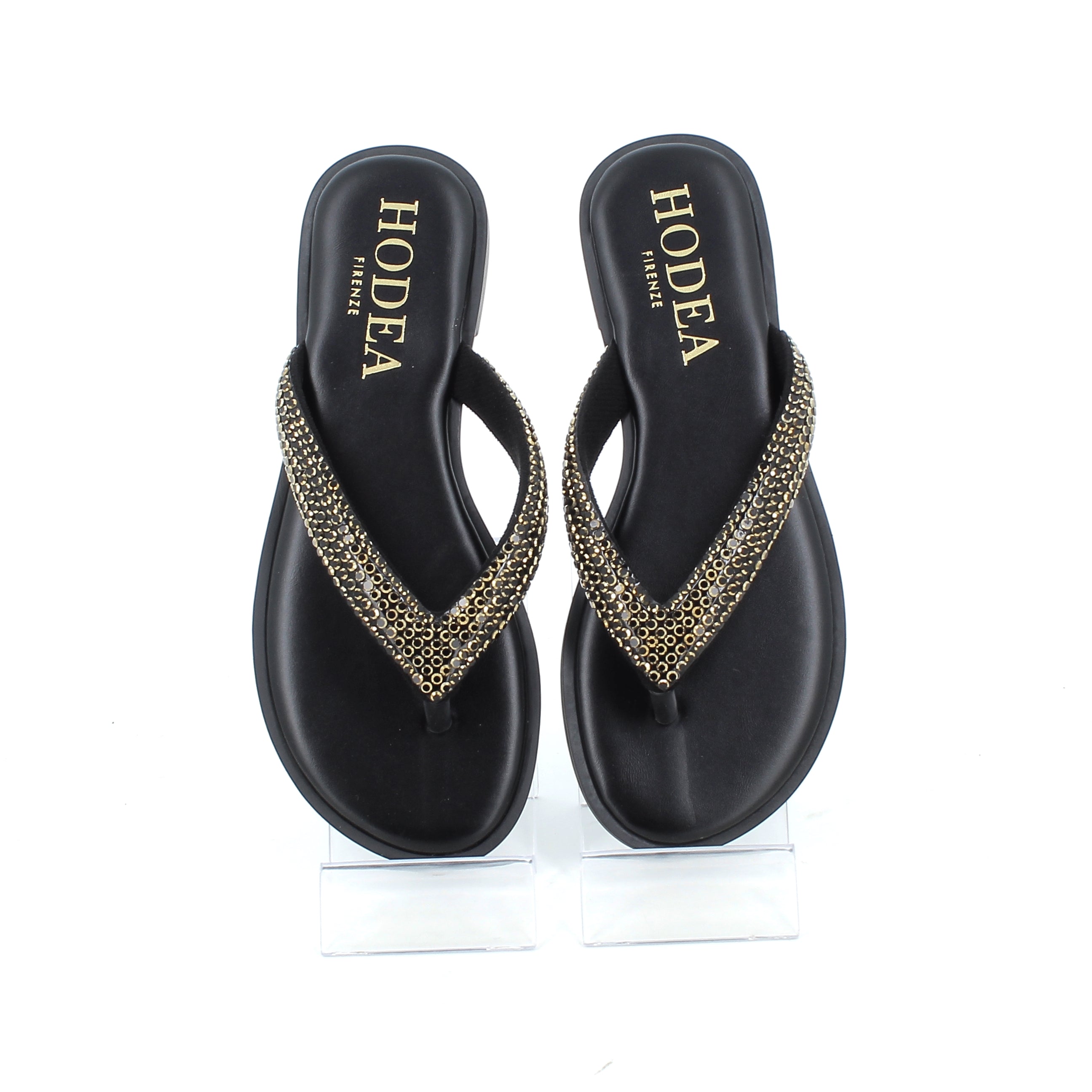 Hodea Lucilla Black Slippers