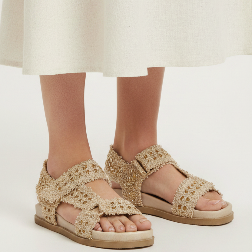 Hodea Iolanda Beige Sandals