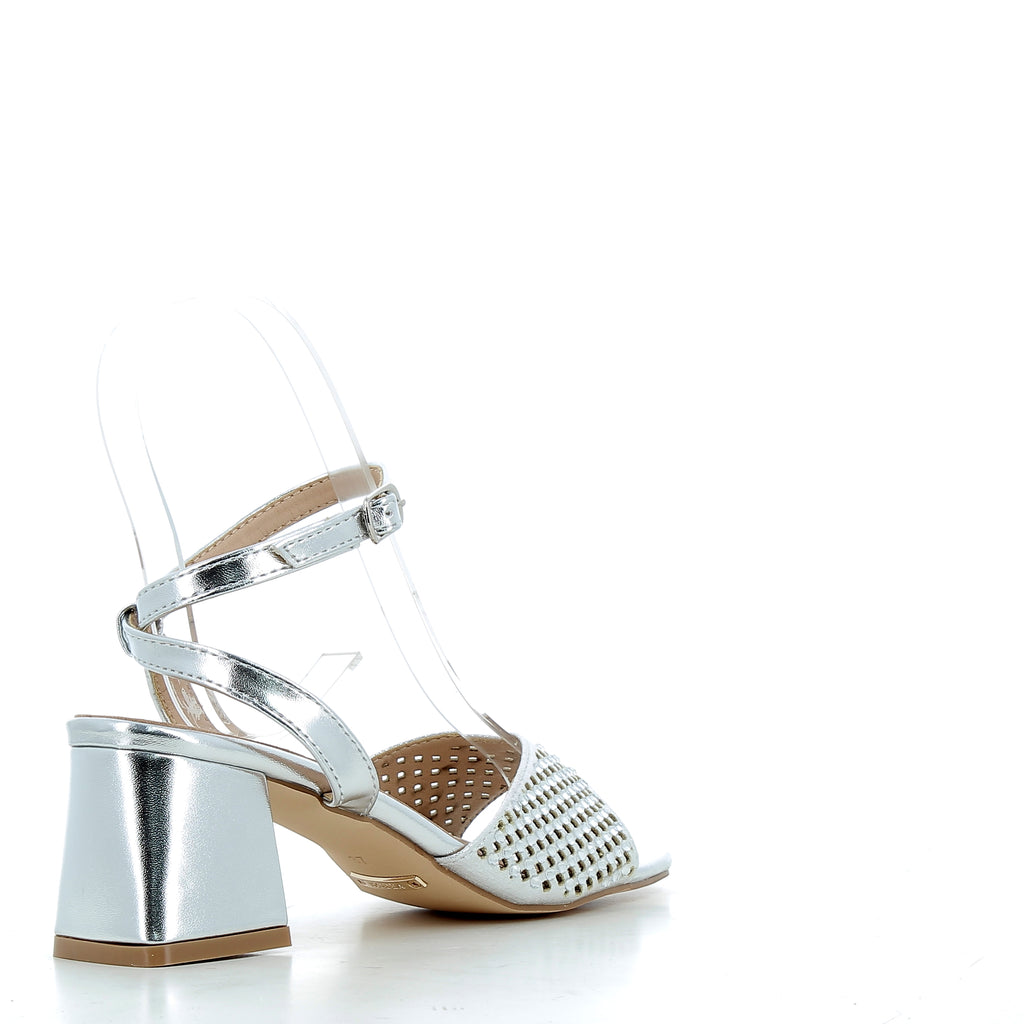 Hodea Clarissa Silver Sandals