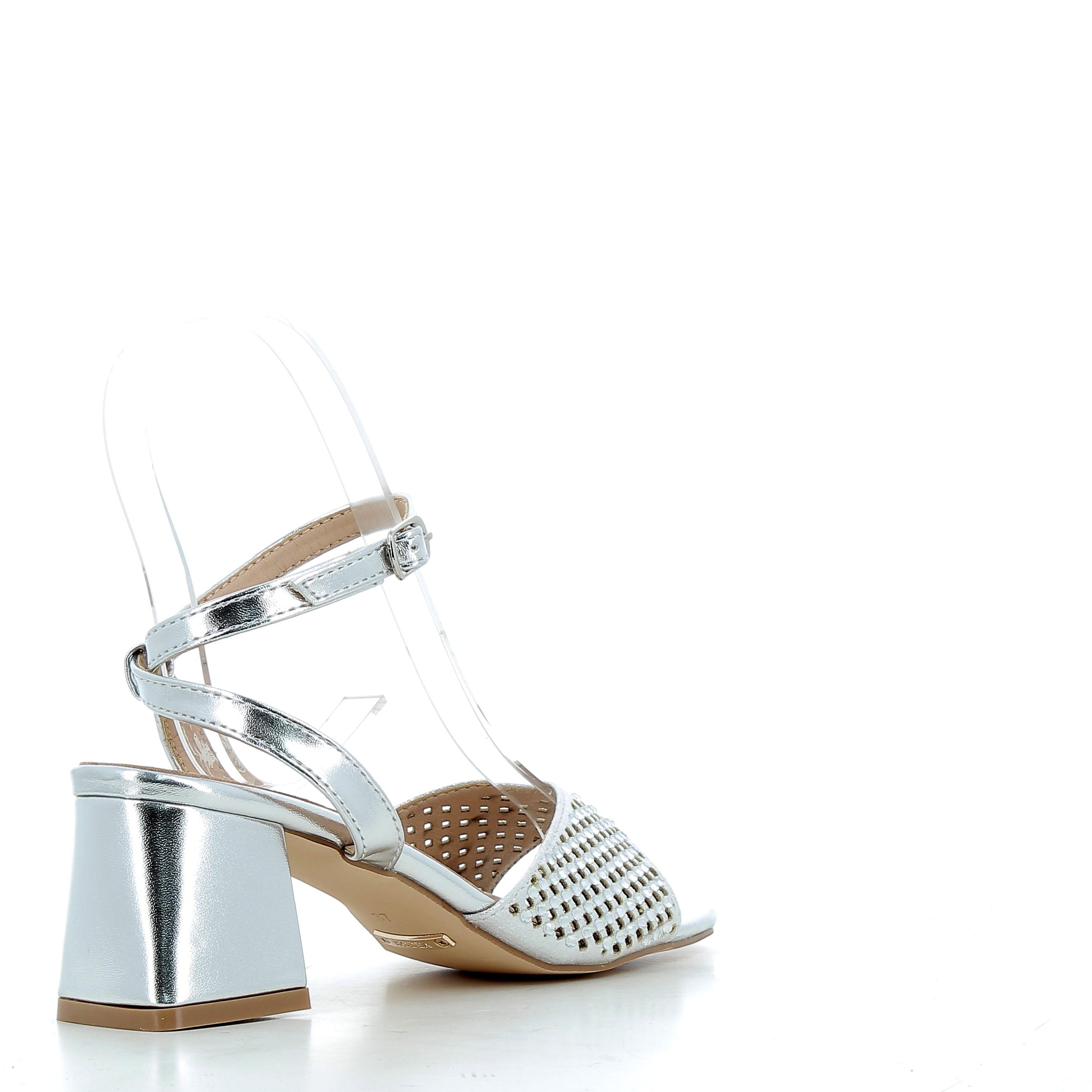 Hodea Clarissa Silver Sandals