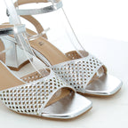 Hodea Clarissa Silver Sandals