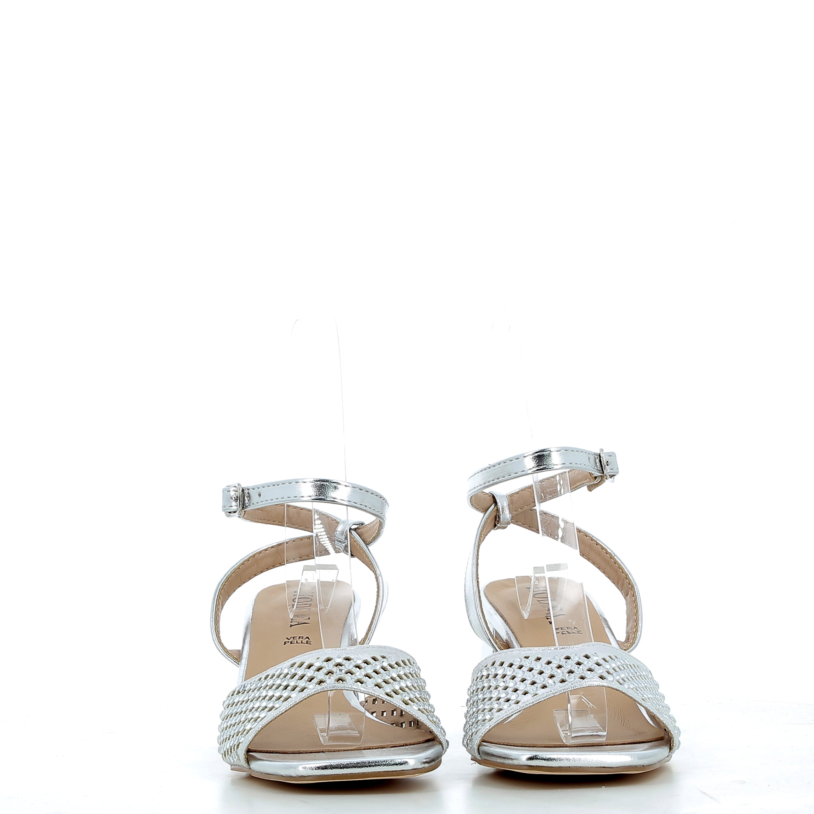 Hodea Clarissa Silver Sandals