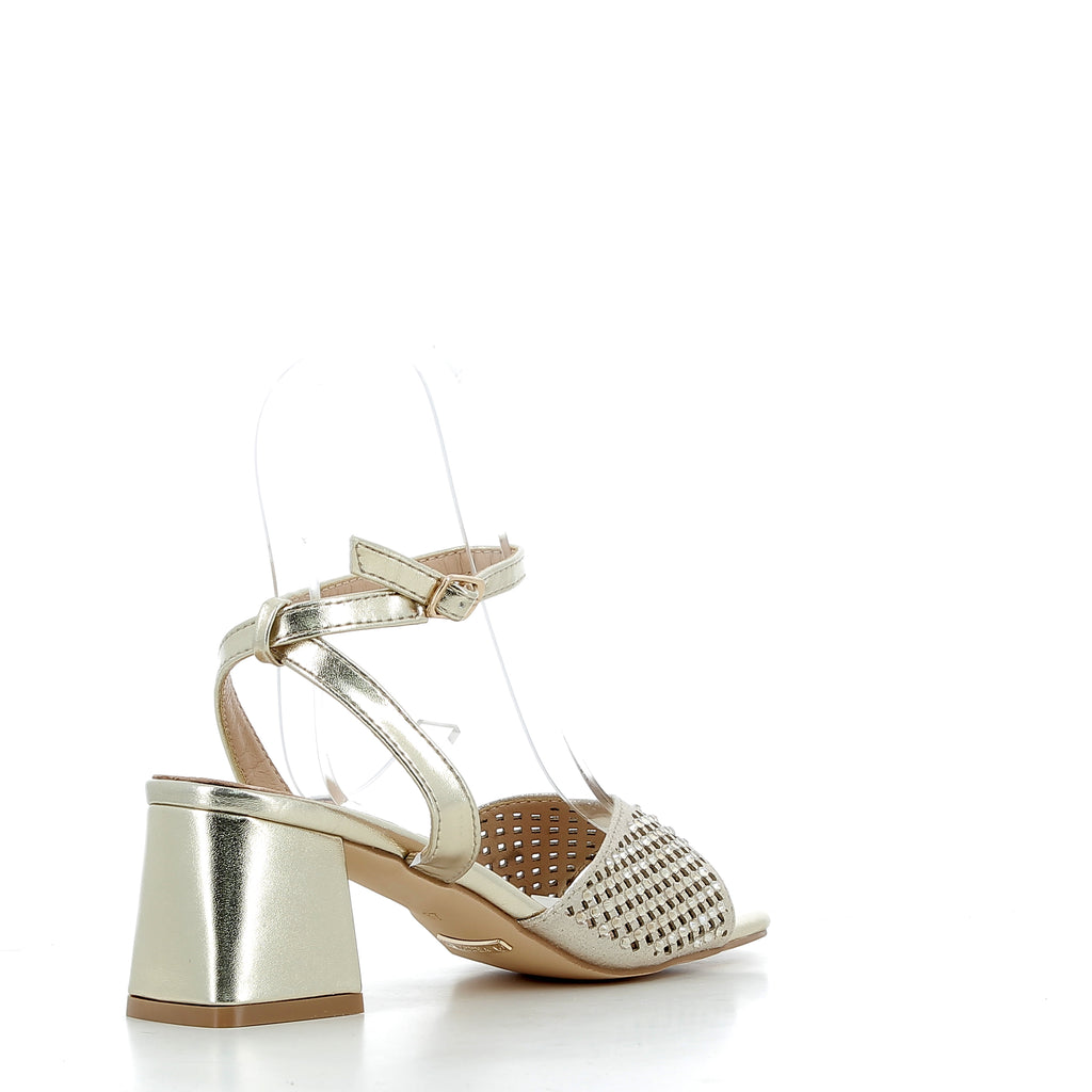 Hodea Clarissa Platinum Sandals