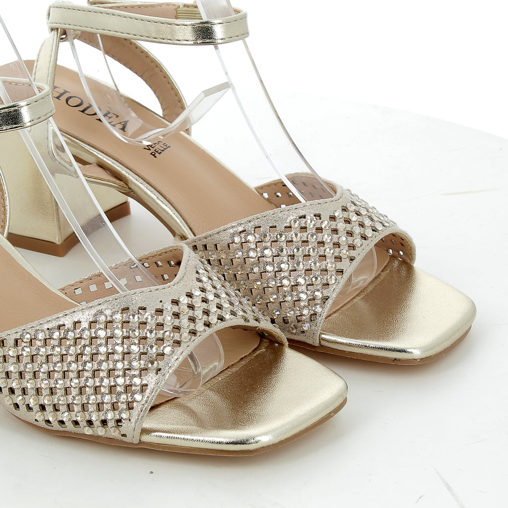 Hodea Clarissa Platinum Sandals