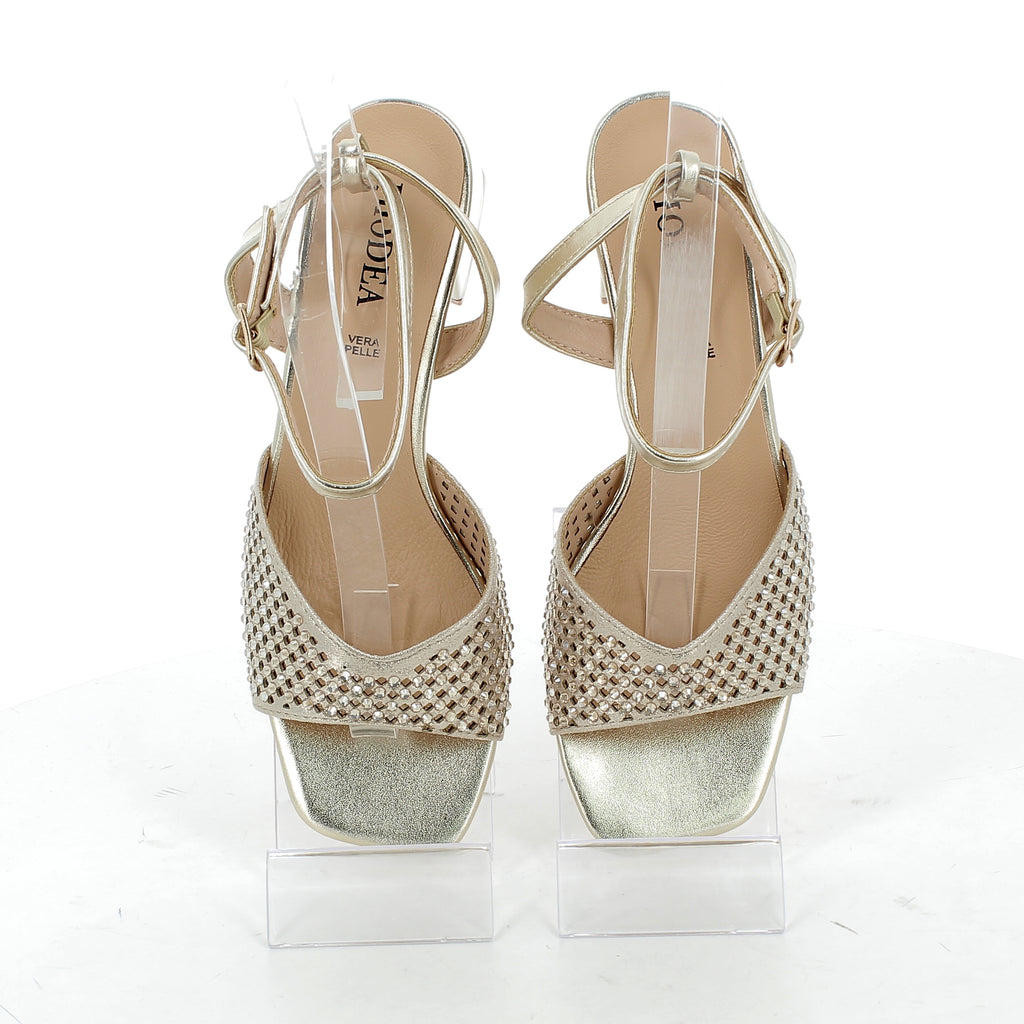 Hodea Clarissa Platinum Sandals
