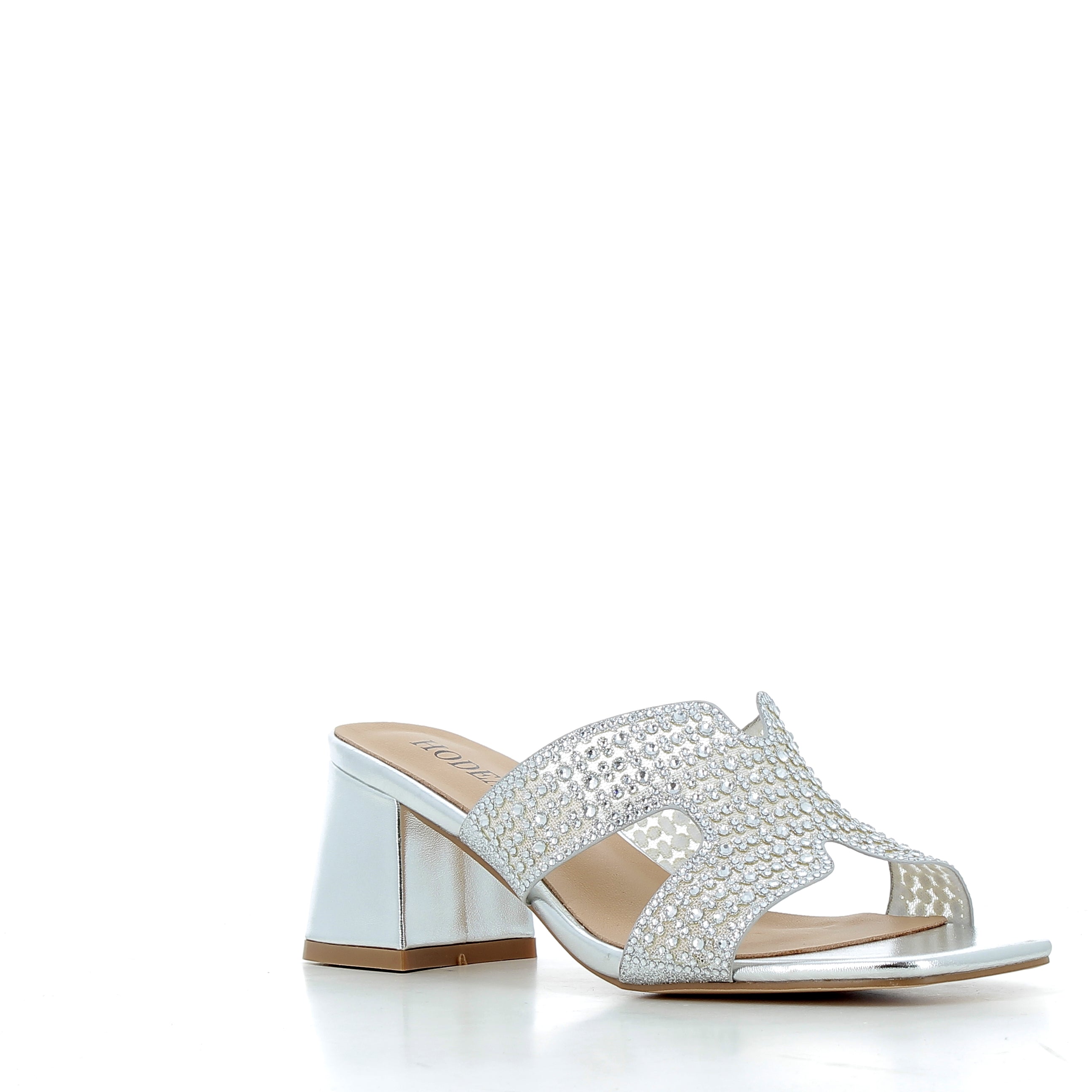 Hodea Zaira Silver Sandals