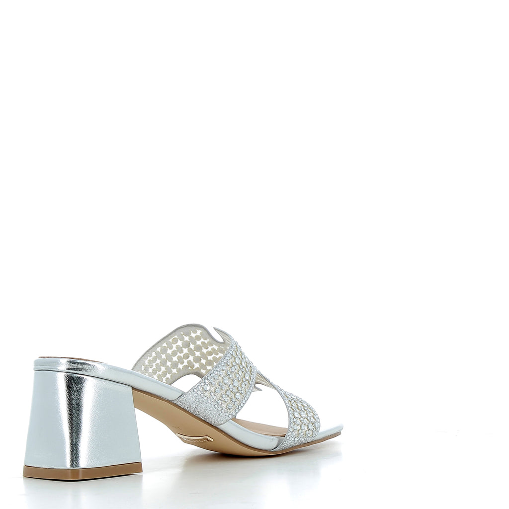 Hodea Zaira Silver Sandals