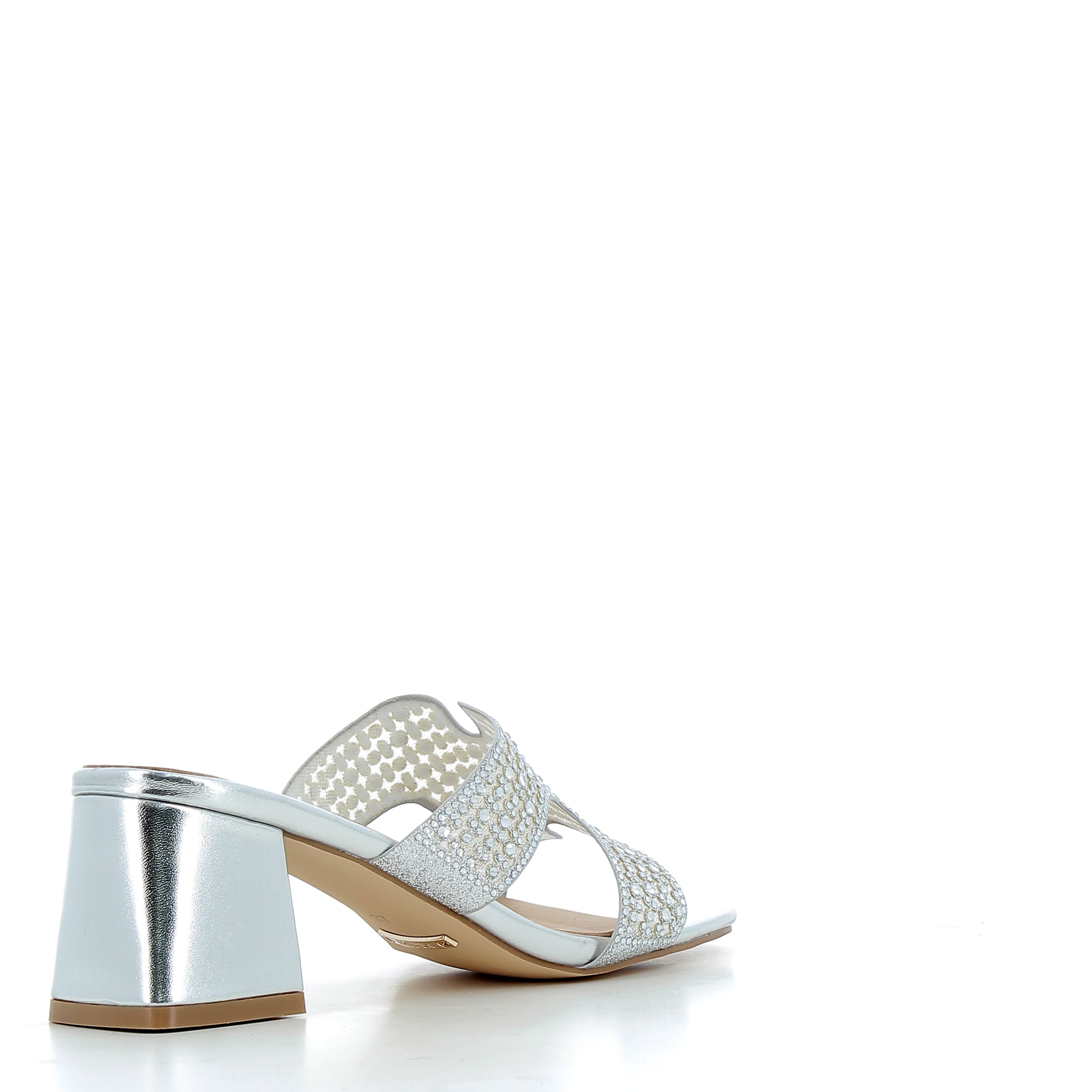 Hodea Zaira Silver Sandals