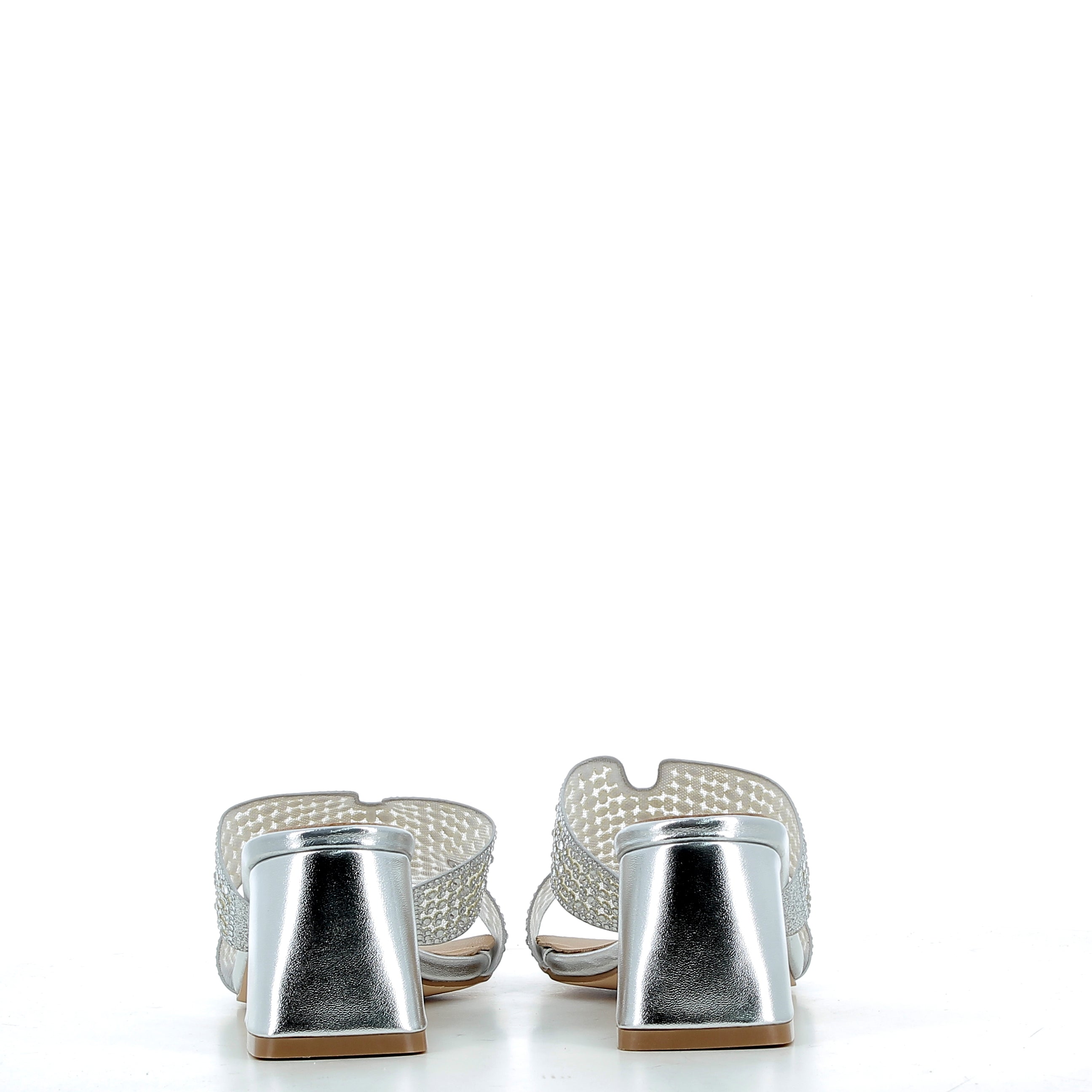 Hodea Zaira Silver Sandals