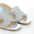 Hodea Zaira Silver Sandals