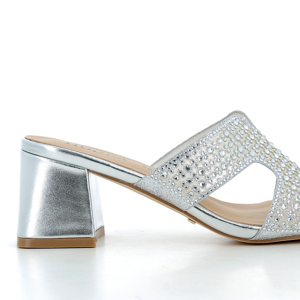 Hodea Zaira Silver Sandals