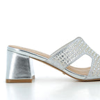 Hodea Zaira Silver Sandals