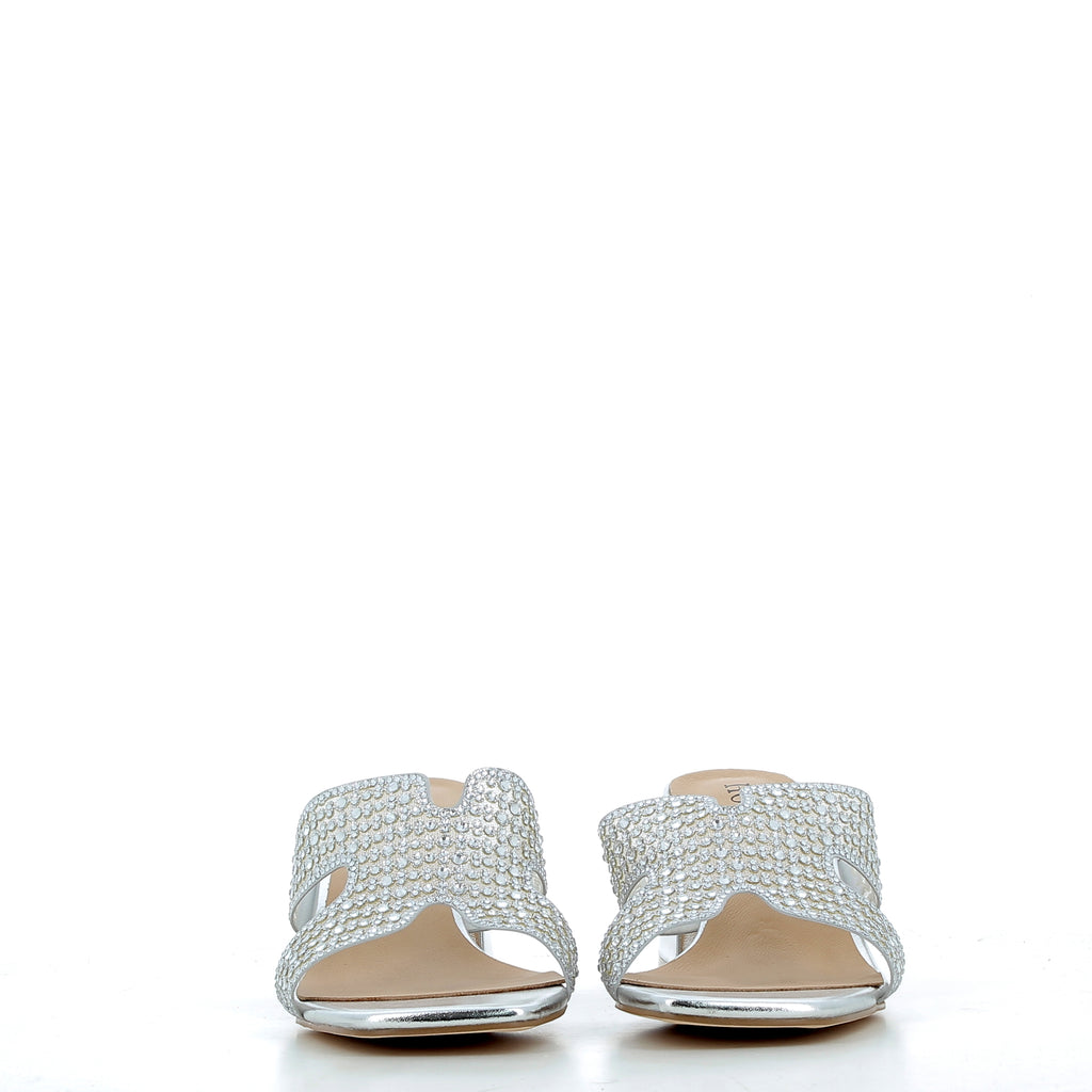 Hodea Zaira Silver Sandals
