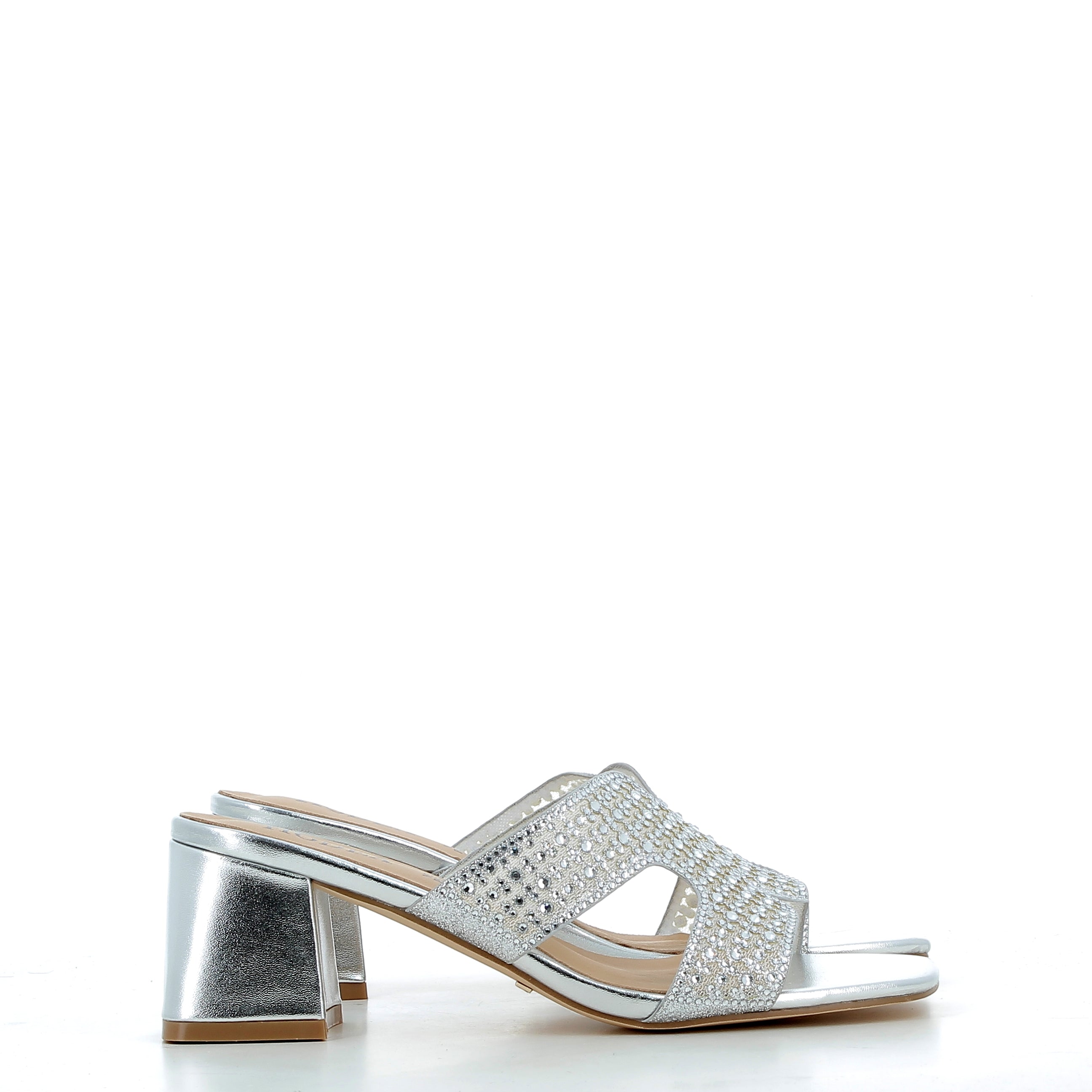 Hodea Zaira Silver Sandals