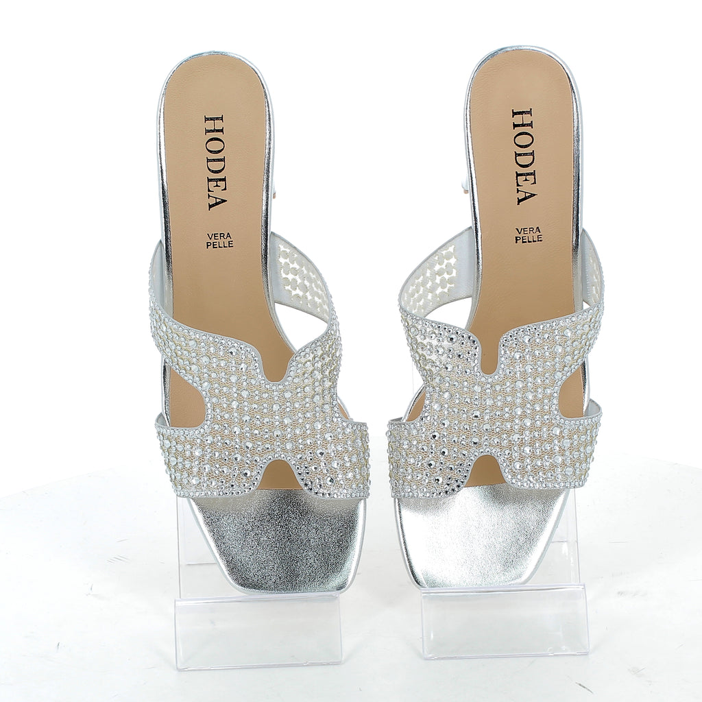Hodea Zaira Silver Sandals