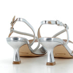Hodea Sandals White Silver