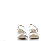 Hodea Sandals White Silver