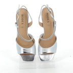 Hodea Sandals White Silver