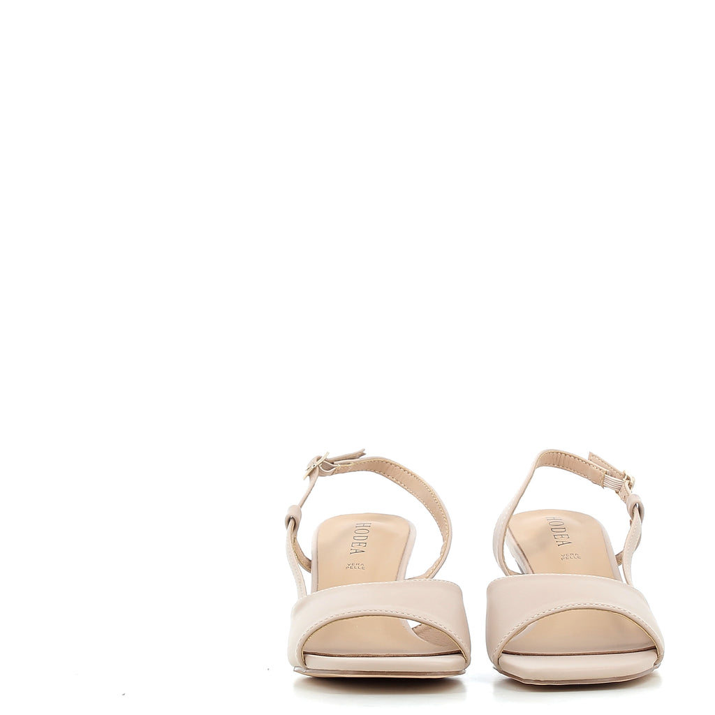 Hodea Dafne Nude Sandals