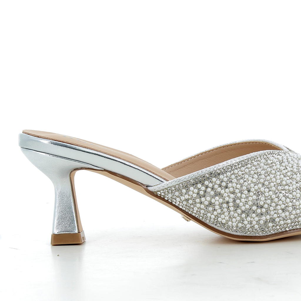 Hodea Ginevra Silver Sandals