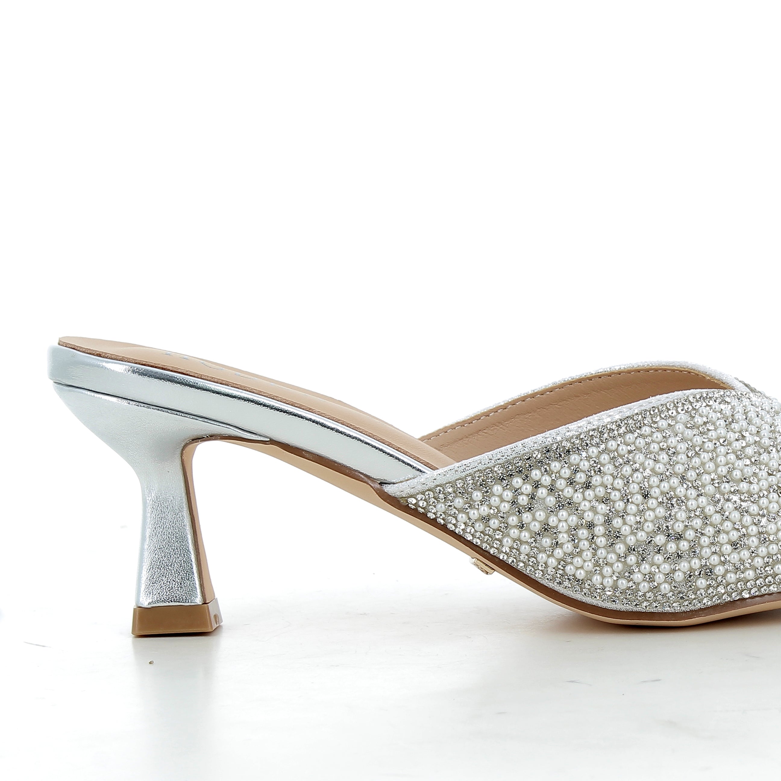 Hodea Ginevra Silver Sandals