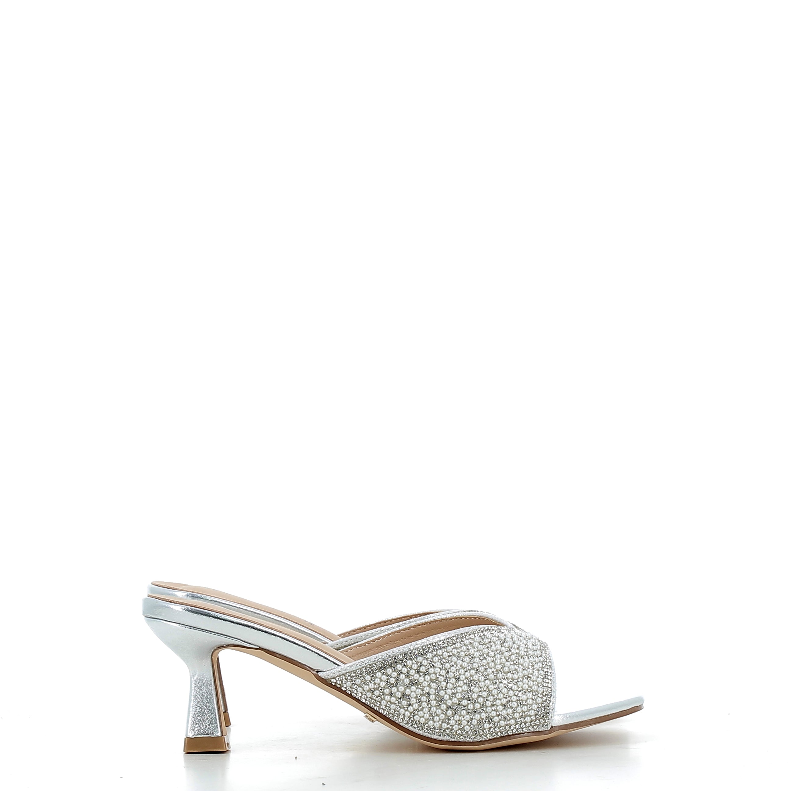 Hodea Ginevra Silver Sandals