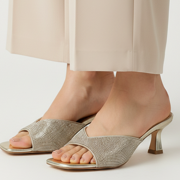 Hodea Ginevra Platinum Sandals