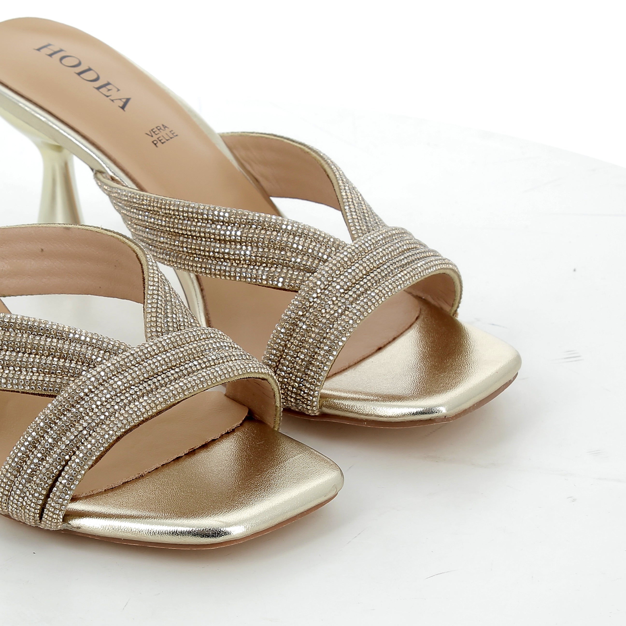 Hodea Antonia Platinum Sandals