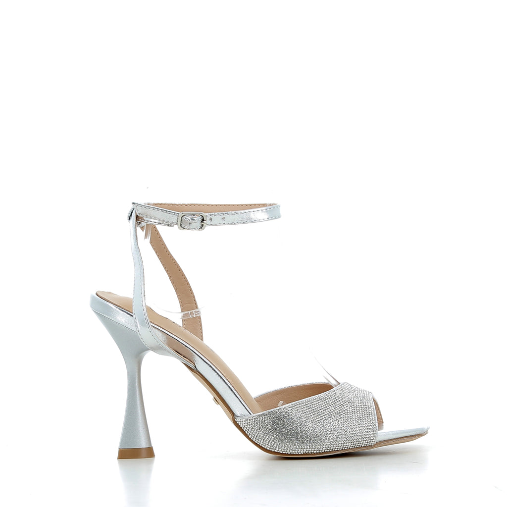 Hodea Samira Silver Sandals
