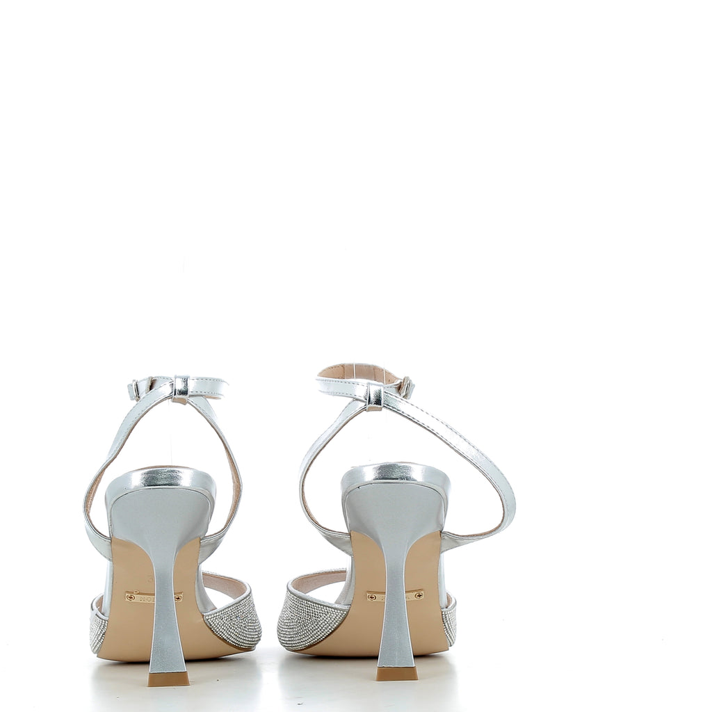 Hodea Samira Silver Sandals