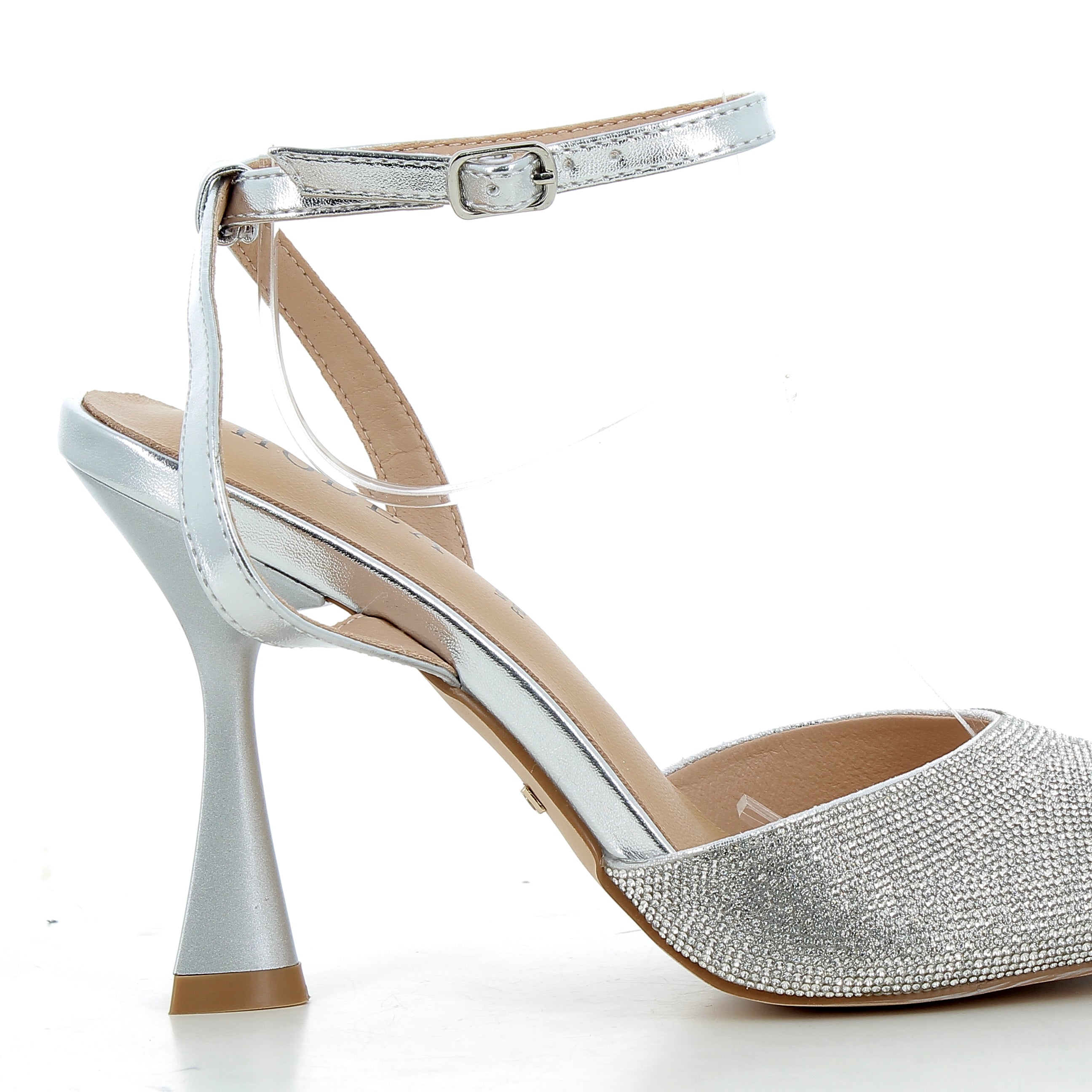 Hodea Samira Silver Sandals