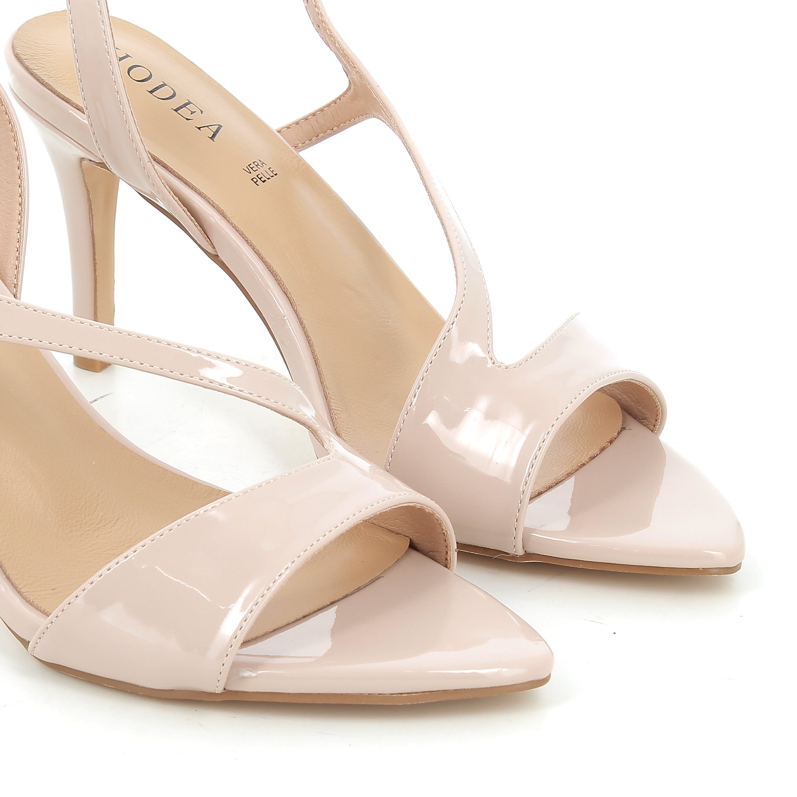 Hodea Beatrice Nude Sandals