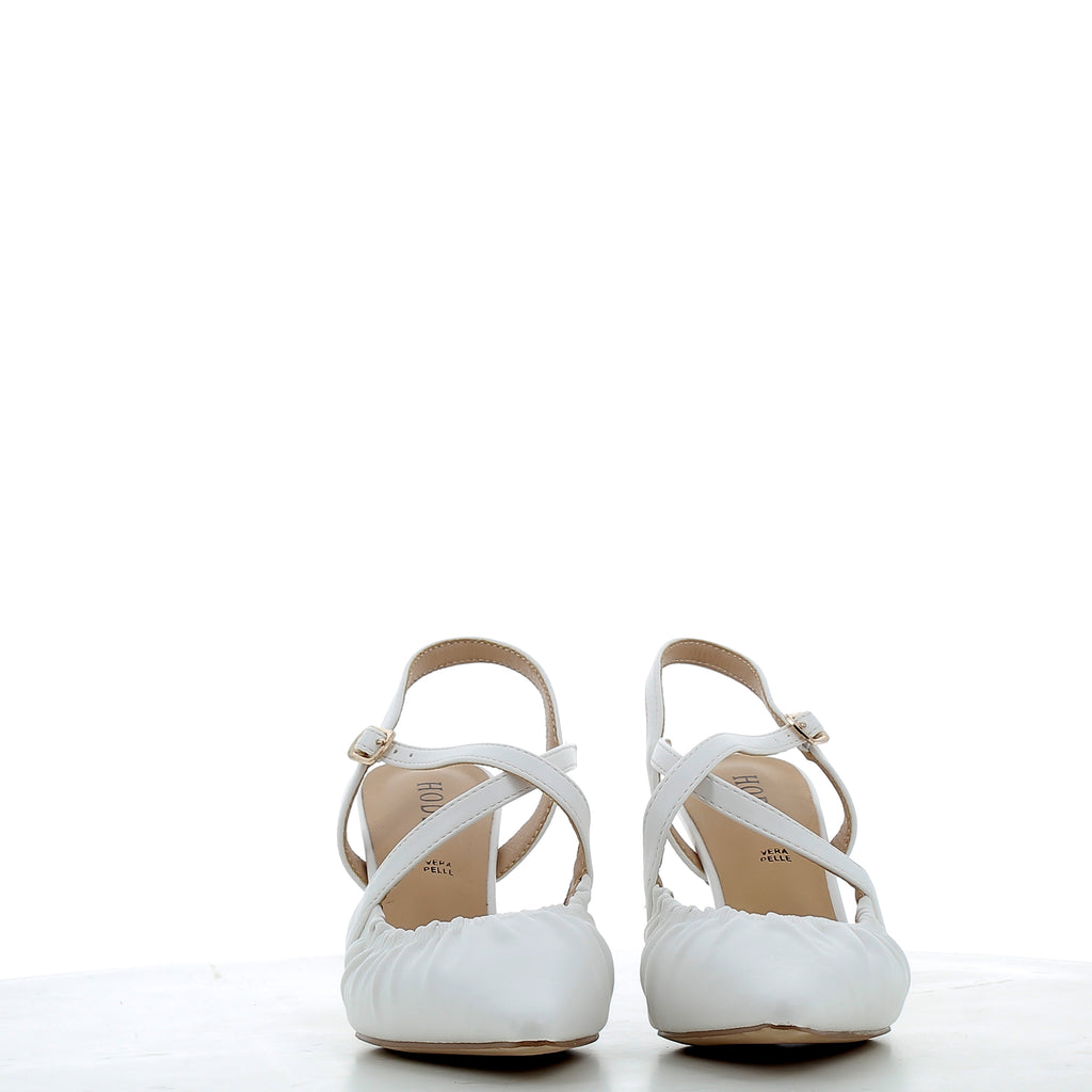 Hodea Slingback Fiorella White