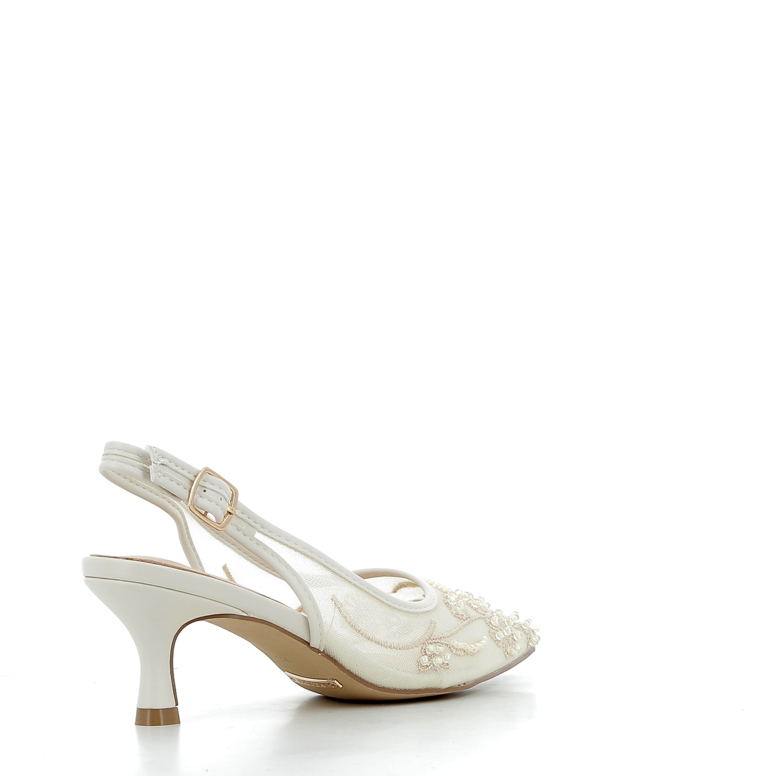 Hodea Slingback Jasny Biały
