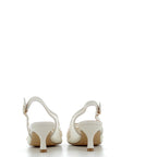 Hodea Slingback Jasny Biały