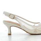 Hodea Slingback Jasny Biały