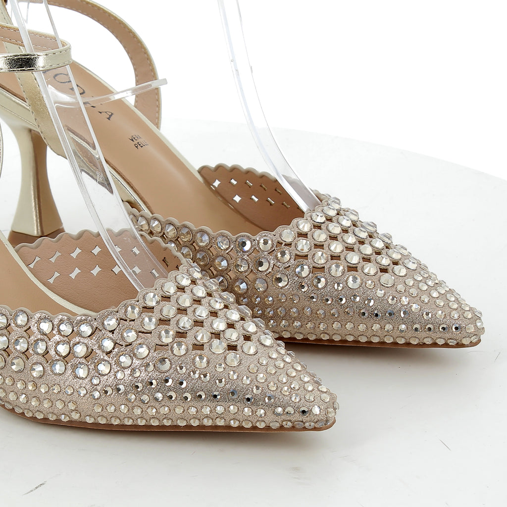 Hodea Slingback Cassandra  Platino