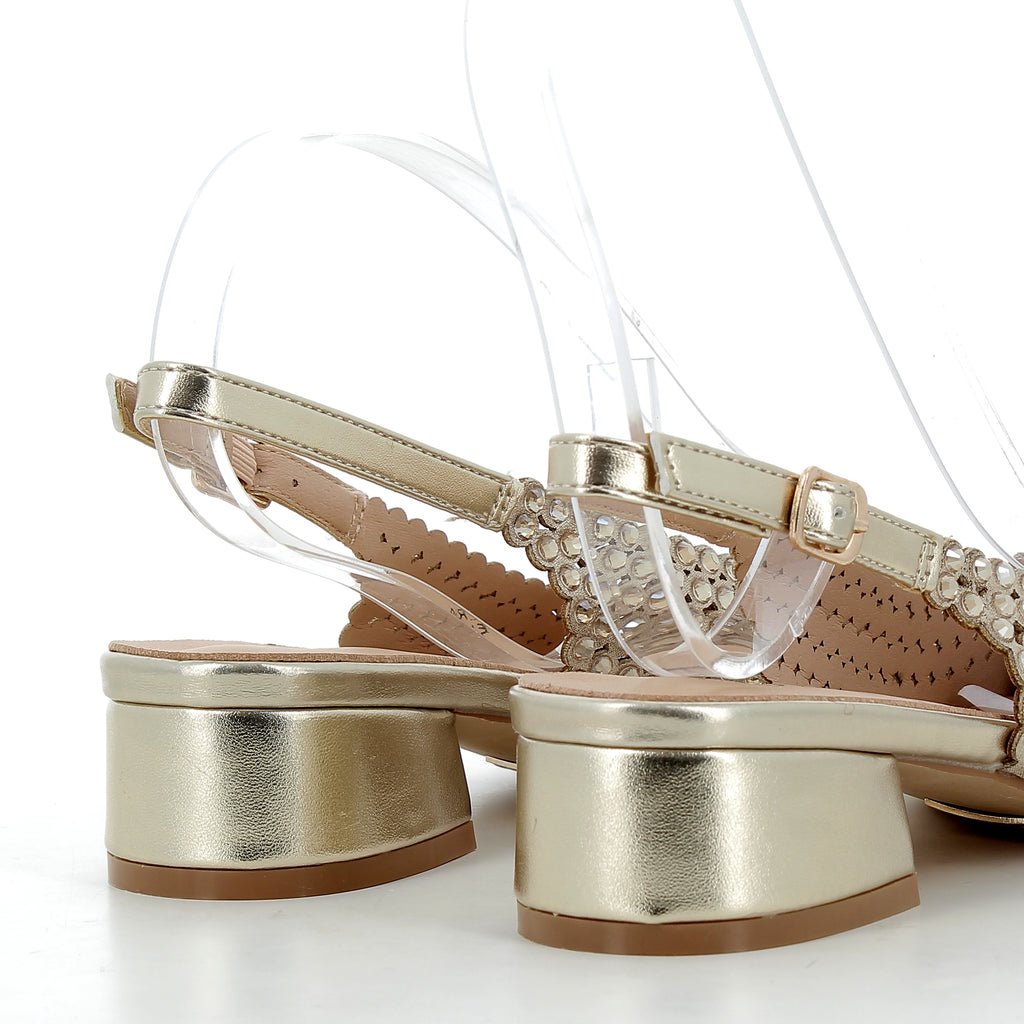 Hodea Slingback Gioia Platinum